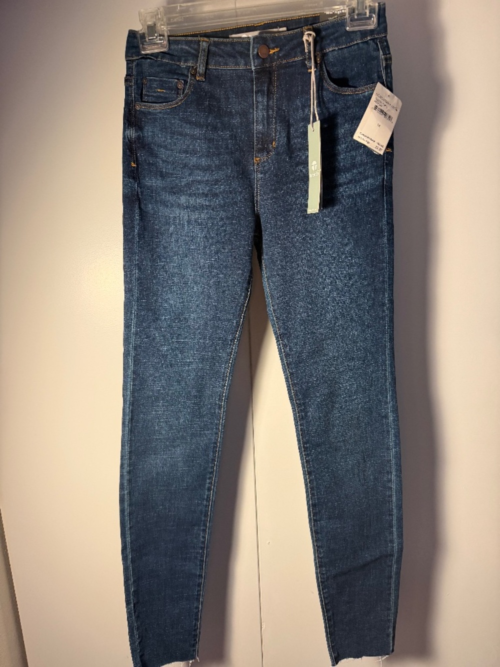 Tractr girls “Nina” High Rise skinny blue jeans size 14, NEW